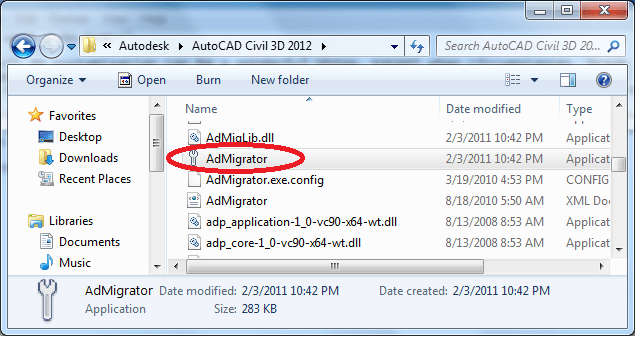 admigrator tool