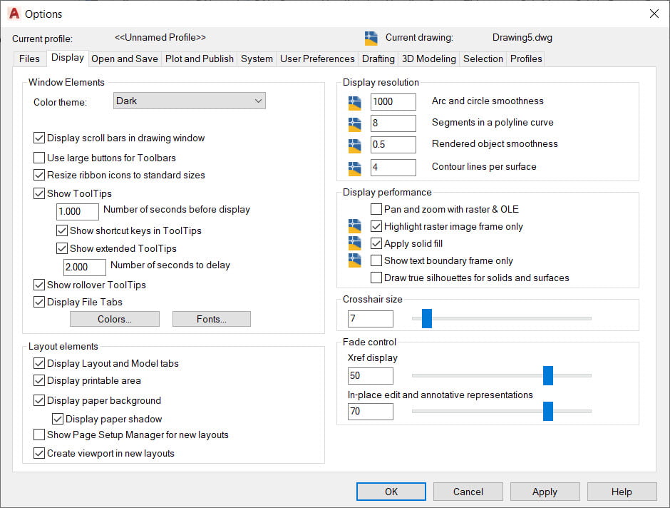 Dark or Light Theme in AutoCAD - Seiler Design Solutions